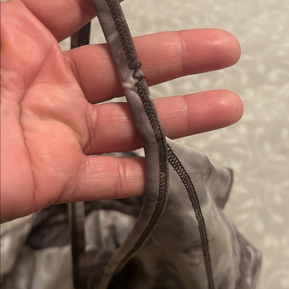 Strappy Tie-Dye Sports Bra in Brown and Gray - Picture 6 of 6